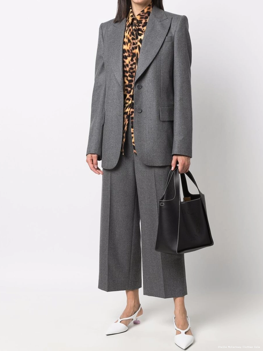 Cheap all-over McCartney Stella leopard-print Women shirt 0710